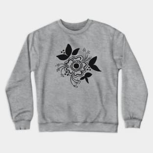 Henna Flower Crewneck Sweatshirt